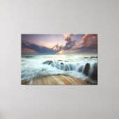 Sunset Beach Canvas Afbeelding 40 Afdruk (Voorkant)