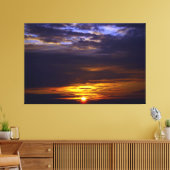Sunset Beach Canvas Afbeelding 41 Afdruk (Insitu (Woonkamer))