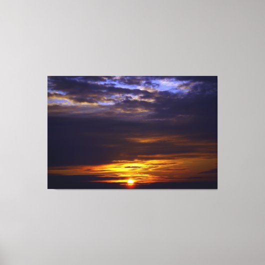 Sunset Beach Canvas Afbeelding 41 Afdruk (Voorkant)