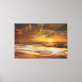 Sunset Beach Canvas Afbeelding 43 (Voorkant)