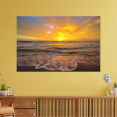 Sunset Beach Canvas Afbeelding 46 Afdruk (Insitu (Woonkamer))