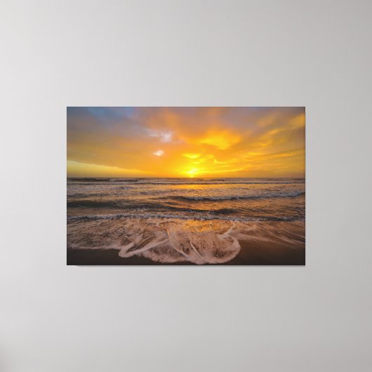 Sunset Beach Canvas Afbeelding 46 Afdruk (Voorkant)