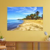 Sunset Beach Canvas Afbeelding 7 (Insitu (Woonkamer))