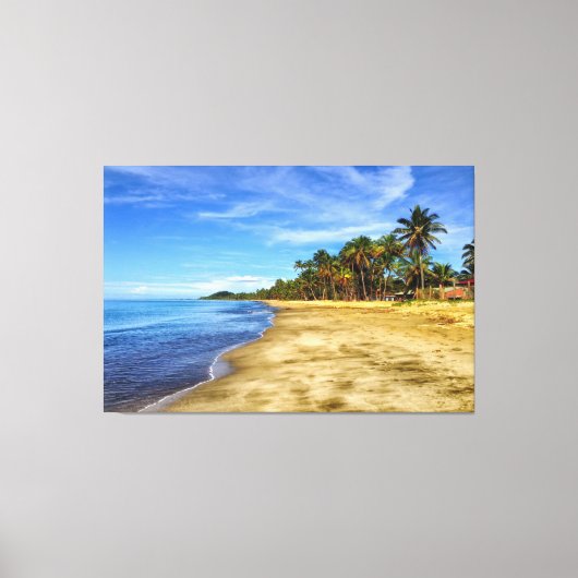 Sunset Beach Canvas Afbeelding 7 (Voorkant)