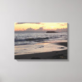 Sunset Beach Canvas Afdruk (Voorkant)