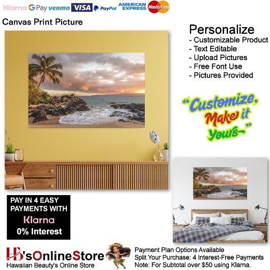 Sunset Beach Canvas Print 12