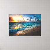 Sunset Beach Canvas Print Picture 19 (Voorkant)