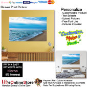 Sunset Beach Canvas Print Picture 23