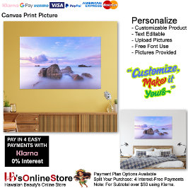 Sunset Beach Canvas Print Picture 38