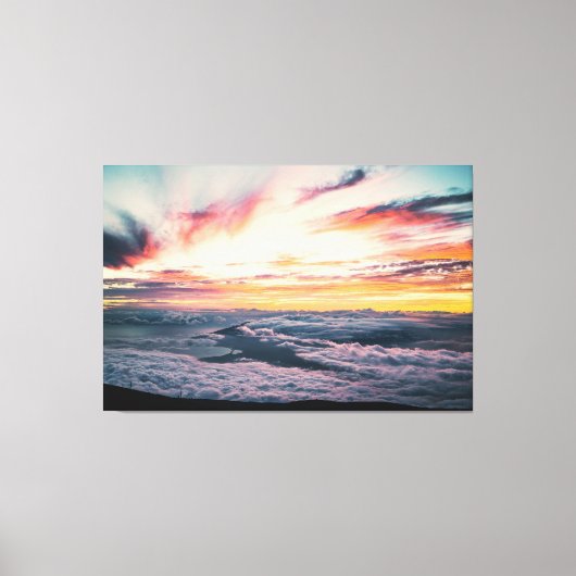Sunset Beach Canvas Print Picture 39 (Voorkant)