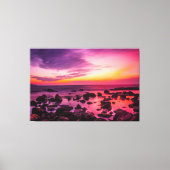 Sunset Beach Canvas Print Picture 42 (Voorkant)