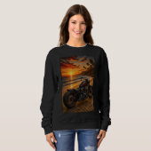 Sunset Beach Custom Cruiser – 3D Micro Mozaïek Trui (Voorkant volledig)