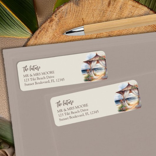 Sunset Beach de toekomst meneer en mevrouw Terugke Etiket