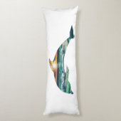 Sunset Beach Dolfijn Lichaamskussen (Achterkant (Verticaal))