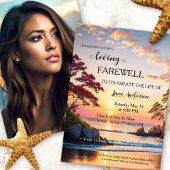 Sunset Beach Foto viering van het leven Kaart