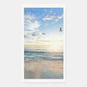 Sunset Beach Gastenhanddoek Papier servetten 15 (Voorkant)
