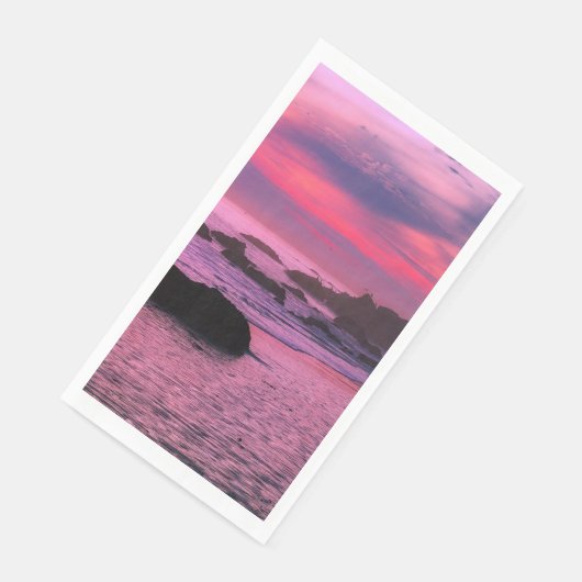 Sunset Beach Gastenhanddoek Papier servetten 16 (Hoek)