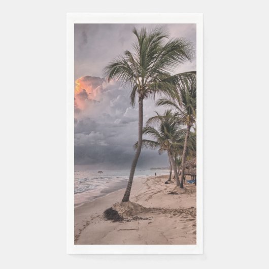 Sunset Beach Gastenhanddoek Papier servetten 9 (Voorkant)