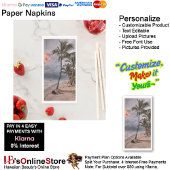 Sunset Beach Gastenhanddoek Papier servetten 9
