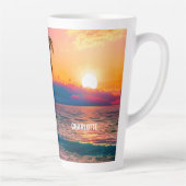 Sunset Beach gepersonaliseerd avontuur in een Mok (Rechts)