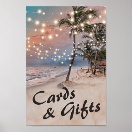 Sunset Beach Gifts & Kaarten Weddenschap Poster