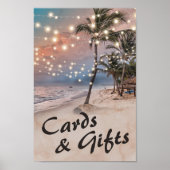 Sunset Beach Gifts & Kaarten Weddenschap Poster (Voorkant)