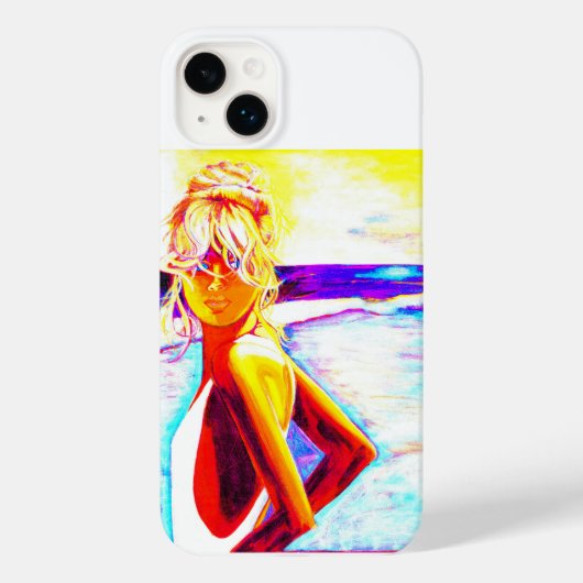 Sunset Beach Girl Case-Mate iPhone Case (Achterkant)