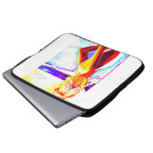 Sunset Beach Girl Laptop Sleeve (Voorkant onderkant)