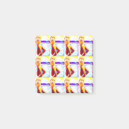 Sunset Beach Girl Post-it® Notes