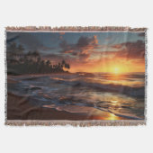 Sunset Beach Gooi Deken 3 (Voorkant)