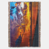 Sunset Beach Gooi Deken 5 (Voorkant Verticaal)