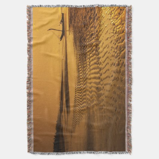 Sunset Beach Gooi Deken 6 (Voorkant Verticaal)