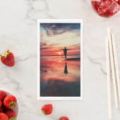 Sunset Beach Guest Towel Paper Napkins 34 Servet (Insitu)