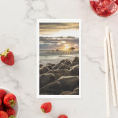 Sunset Beach Guest Towel Paper Napkins 35 Servet (Insitu)