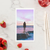 Sunset Beach Guest Towel Paper Napkins 8 Servet (Insitu)