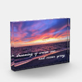 Sunset Beach Happiness Motivatie tekst citaat Fotoblokken (Links)