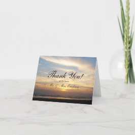 Sunset Beach - Hartelijk dank Bedankkaart