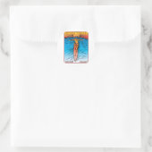 SUNSET BEACH HAWAÏ SURFEN RONDE STICKER (Tas)