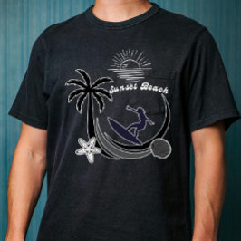 'Sunset Beach' Hawaii Vakantie Reizen T-shirt