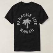 Sunset Beach Hawaii Wave Logo Zip T-shirt (Design voorkant)