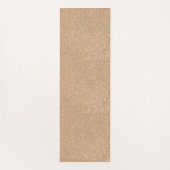 Sunset Beach Hawaiian Longboard Surfboard Black Yogamat (Achterkant)