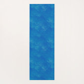 Sunset Beach Hawaiian Longboard Surfboard Red Yogamat (Achterkant)