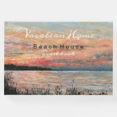 Sunset Beach Home Vacking Rental Guest Book Gastenboek (Voorkant)