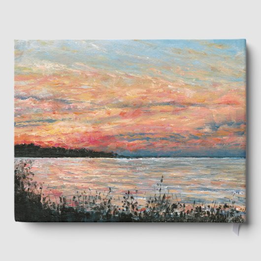 Sunset Beach Home Vacking Rental Guest Book Gastenboek (Achterkant)