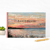 Sunset Beach Home Vacking Rental Guest Book Gastenboek