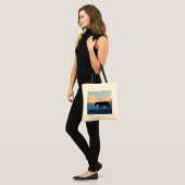 Sunset Beach Horse Tote Bag (Voorkant (model))