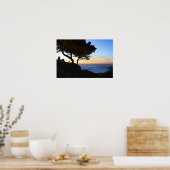 Sunset, Beach House, Cliff Poster (Keuken)