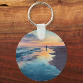 Sunset Beach Keyring  Sleutelhanger (Voorkant)