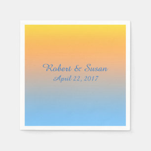 Sunset Beach Kleuren servetten