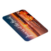 Sunset Beach Mason Jar Save the Date Wedding Magneet (Rechterzijde)